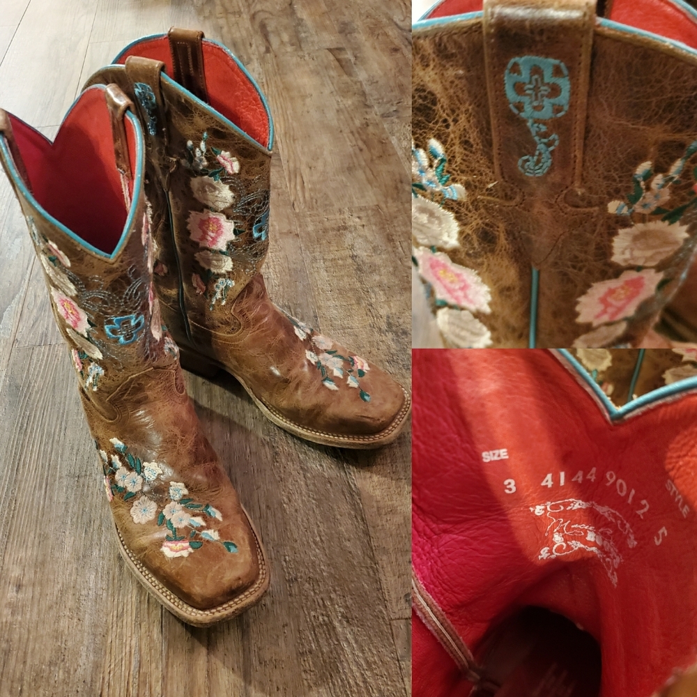 Macie Bean Rose Garden Girls Sz 3 Boot